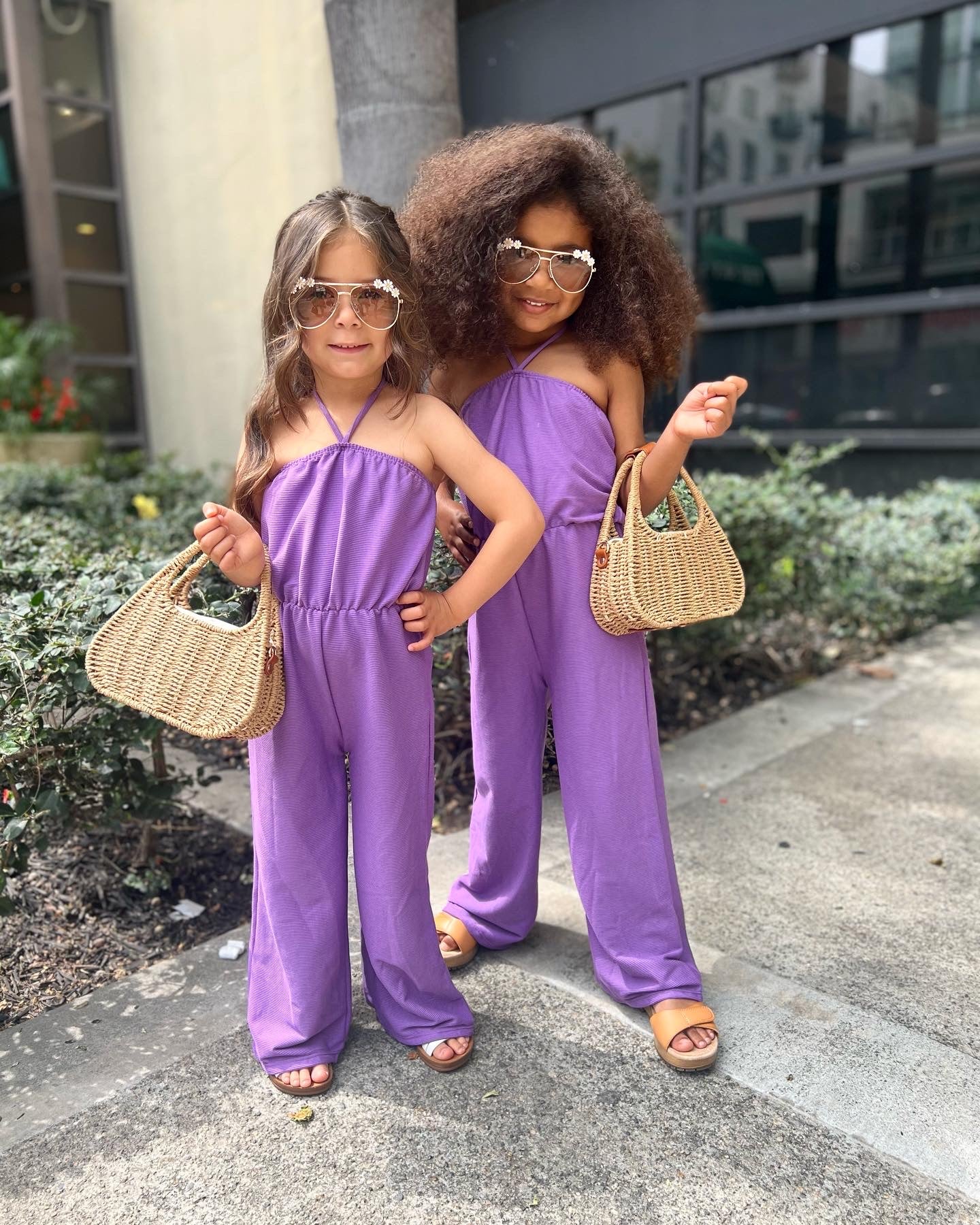 Halter Purple Romper