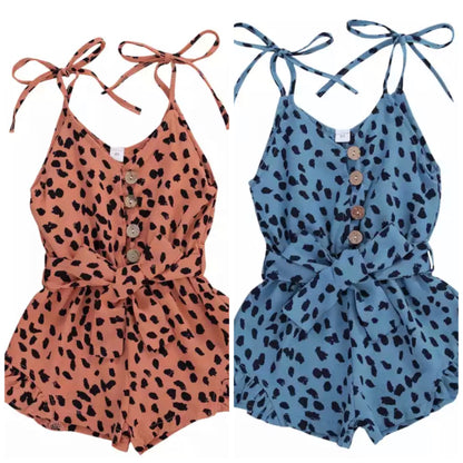 Cheetah Short Romper
